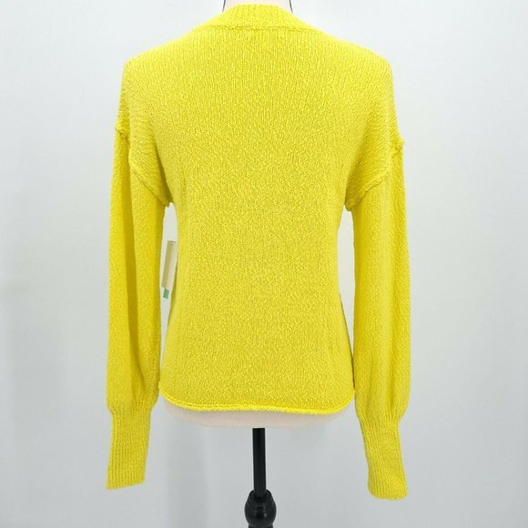 ^ Abound Women's Large Drop Shoulder Knit Sweater - Yellow - Picture 5 of 10